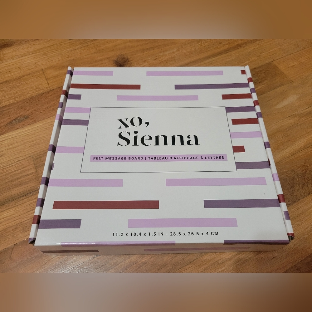 XO, Sienna Felt Board
